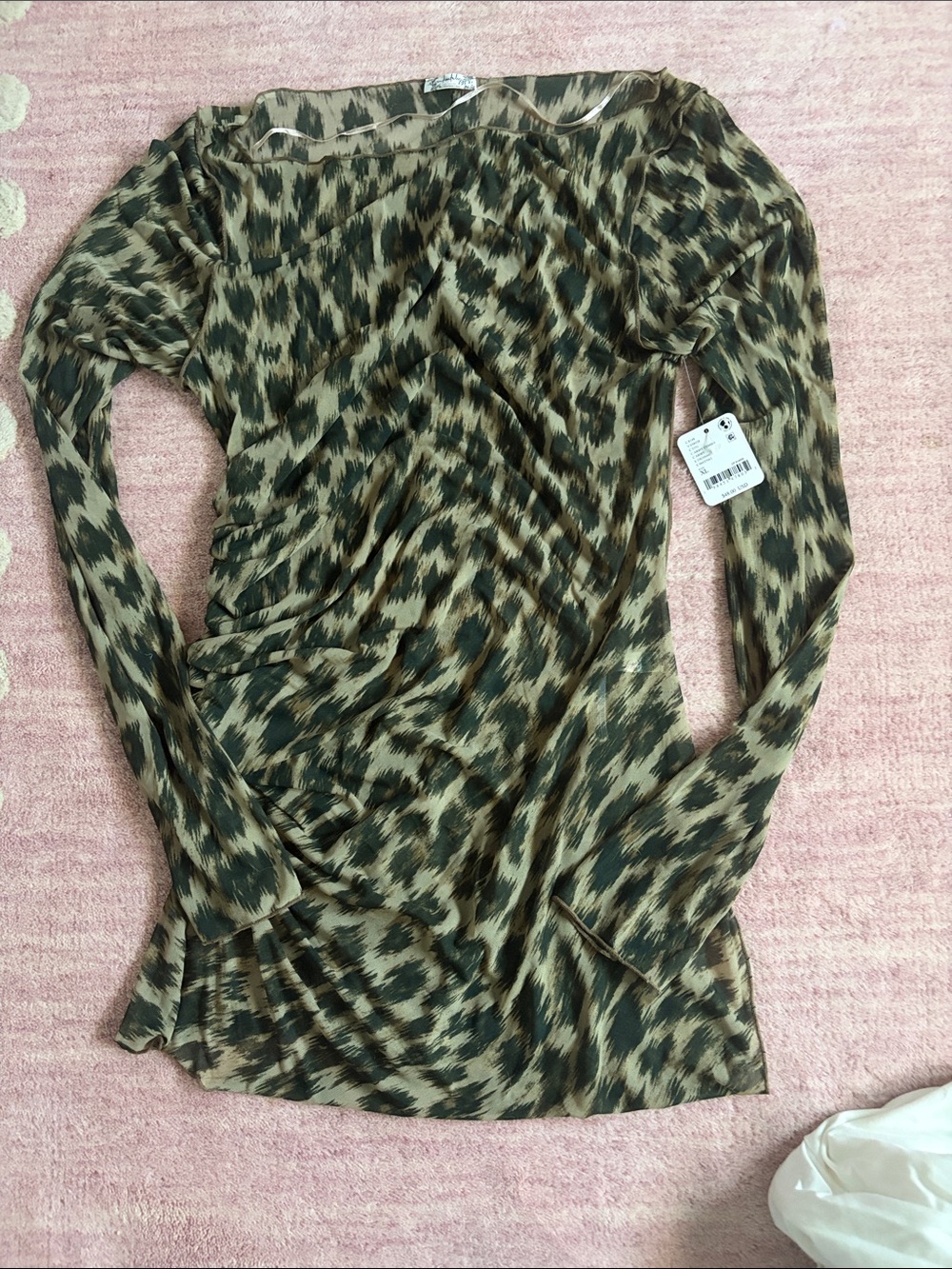 Free People Leopard Shirt